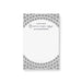 Personalized diamond wedding anniversary notepad with elegant diamond-inspired border