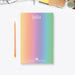 Personalized Drama Queen Notepad with rainbow background and crown design