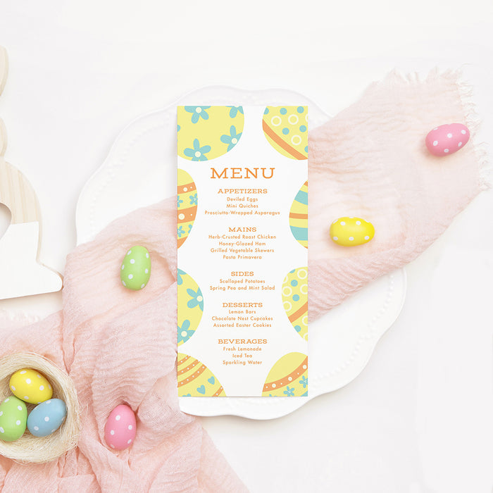 Creative Party Invitation Card for Easter Egg Hunt, Easter Holiday Invitations, Easter Brunch and Egg Hunt Invites