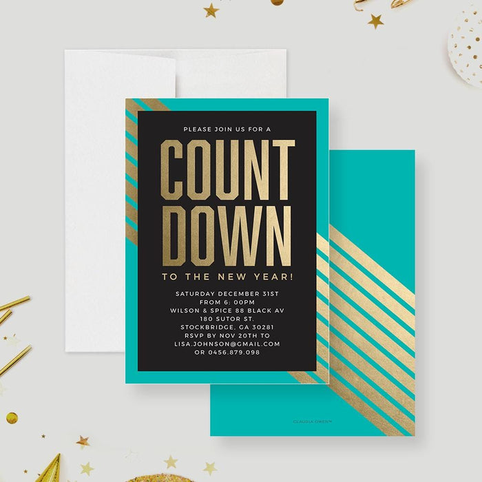 New Year’s Eve Countdown Party Invitation Template