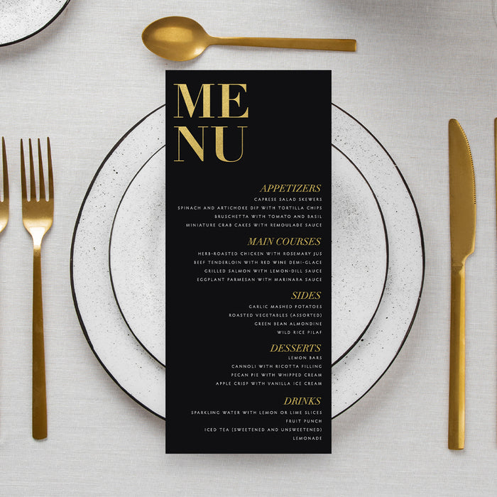 40th Business Anniversary Invitation Elegant Company Party Card