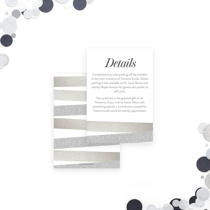 Elegant Birthday Invitation Modern Adult Party Invite