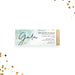 Elegant gala ticket invitation in aqua and gold for charity fundraisers and corporate events.