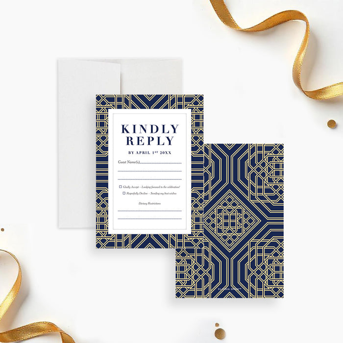 Business Gala Invitation Elegant Charity Auction Card