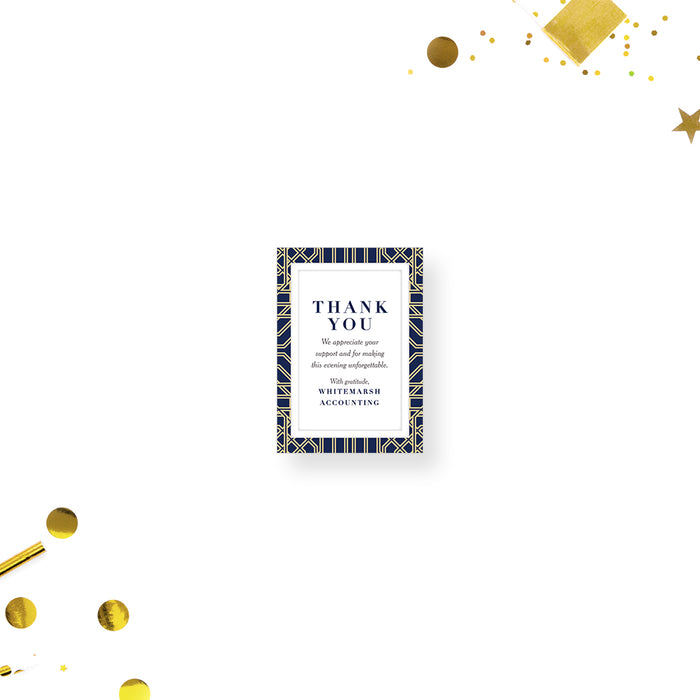 Business Gala Invitation Elegant Charity Auction Card