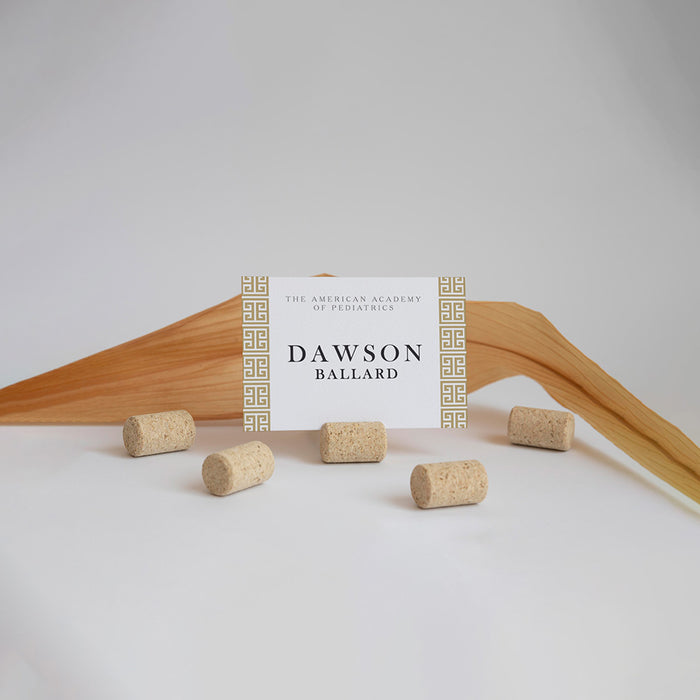 Formal Business Event Invitation Elegant Greek Key Design