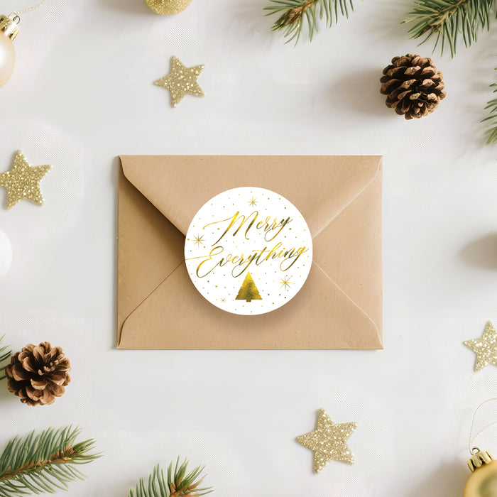 Elegant Christmas Party Invitation Gold Holiday Invite