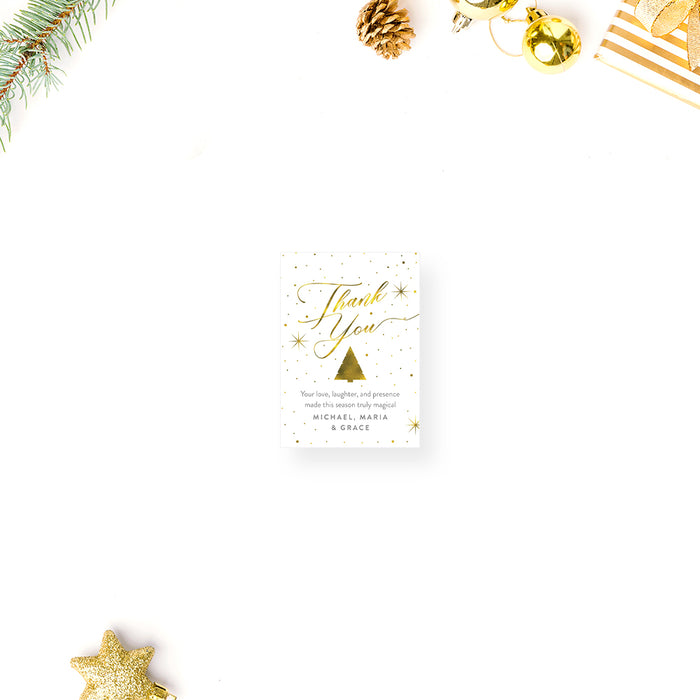 Elegant Christmas Party Invitation Gold Holiday Invite