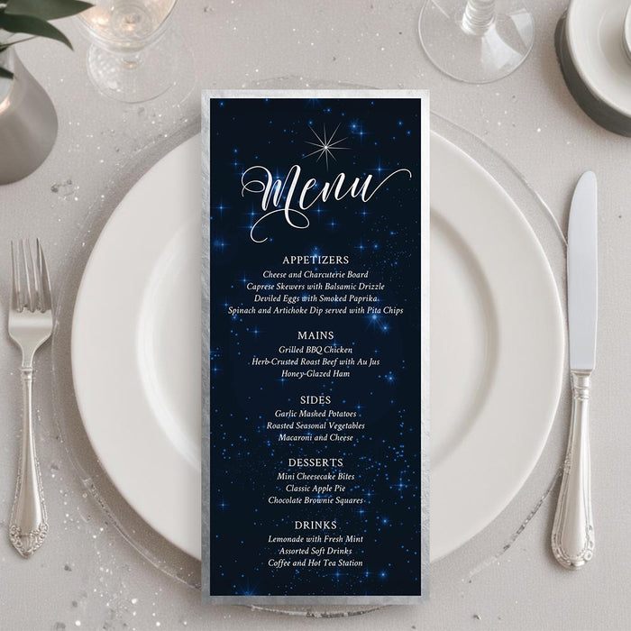 High School Reunion Invitation Night Sky Design