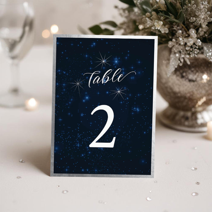 High School Reunion Invitation Night Sky Design