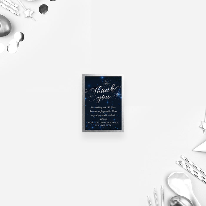 High School Reunion Invitation Night Sky Design