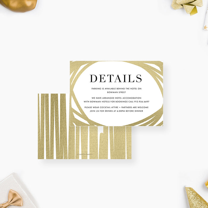 Elegant Company Dinner Invitation Business Event Card