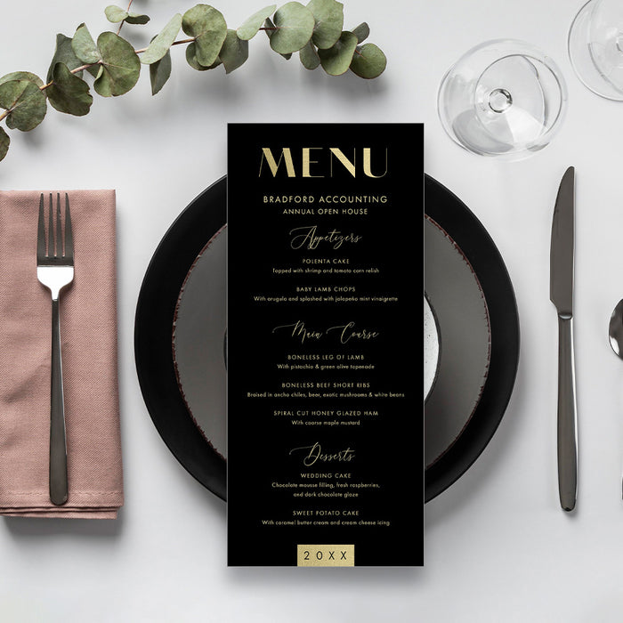 Corporate Open House Invitation Modern Business Event Card