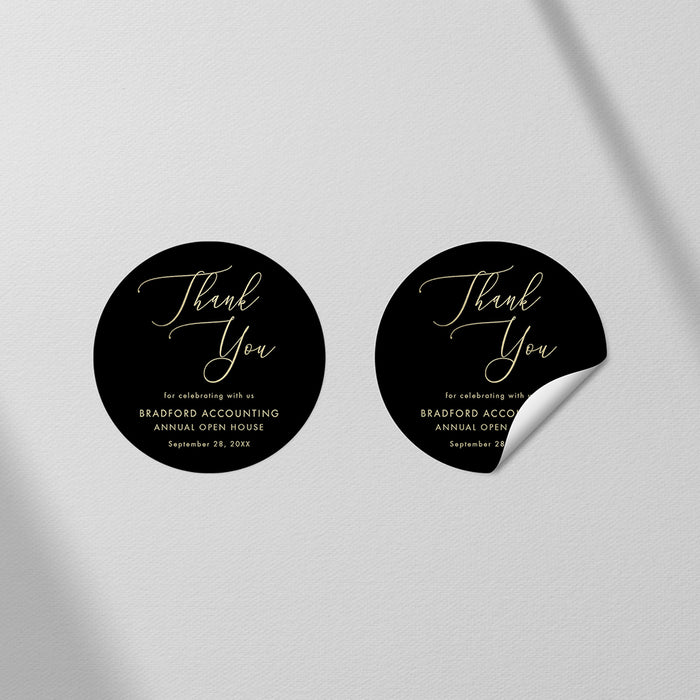 Corporate Open House Invitation Modern Business Event Card