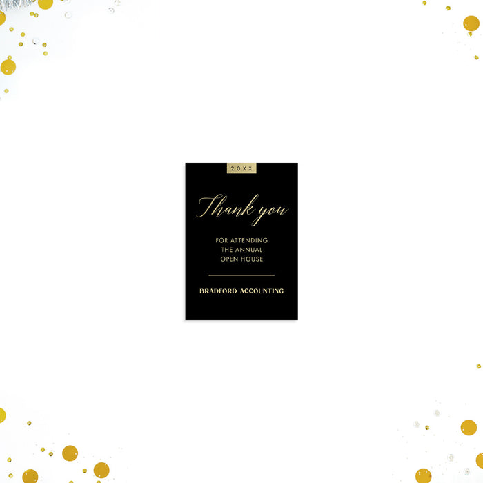 Corporate Open House Invitation Modern Business Event Card