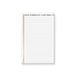 Elegant personalized notepad customized with a name or logo, perfect for office stationery or professional corporate gifts.