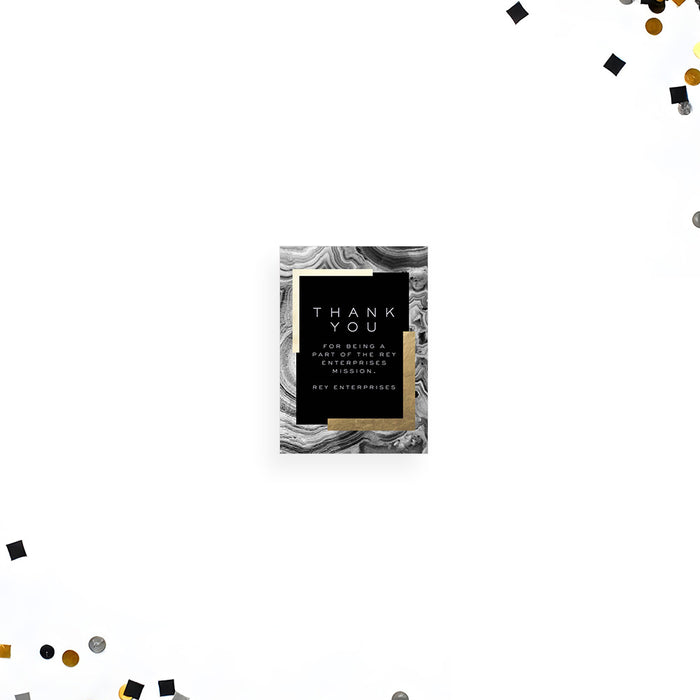 Gala and Auction Invitation Black Geode Design