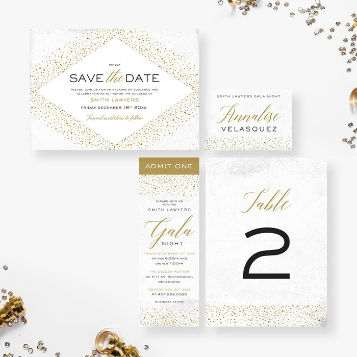 Business Gala Invitation Elegant Corporate Event Invite