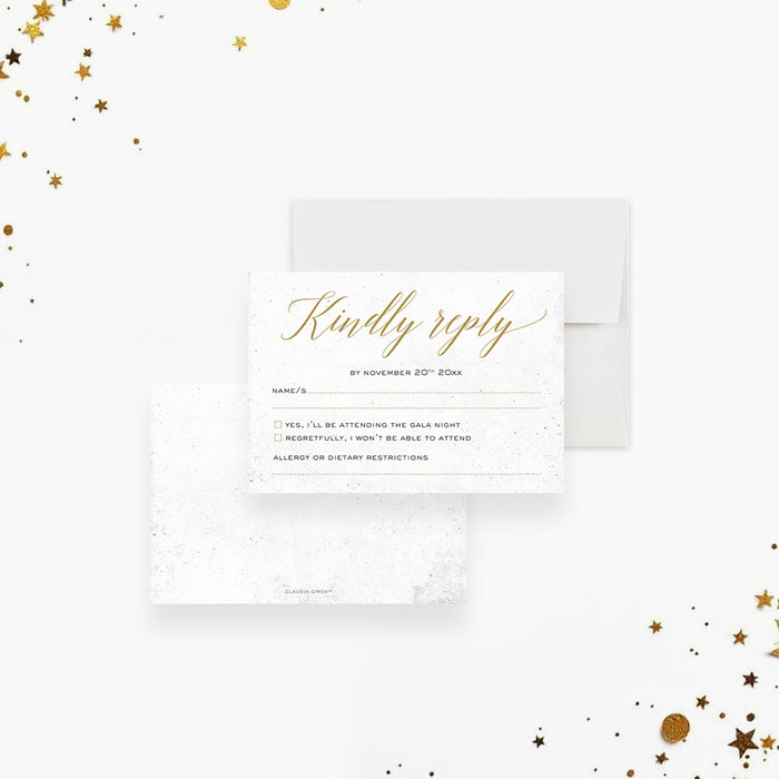 Business Gala Invitation Elegant Corporate Event Invite