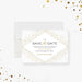 Corporate gala save the date card with elegant modern layout for business event, fundraiser or formal dinner announcement-front