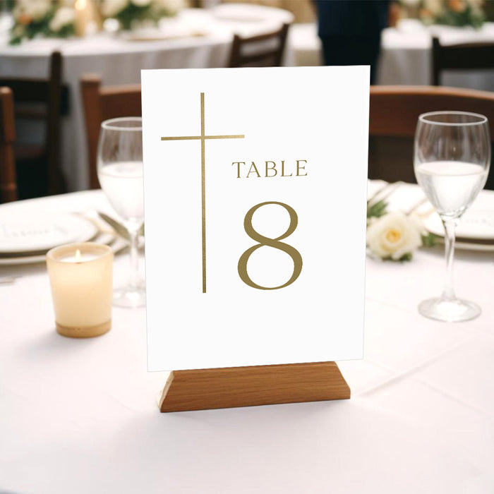 Personalized Baptism Invitation Elegant Christening Card