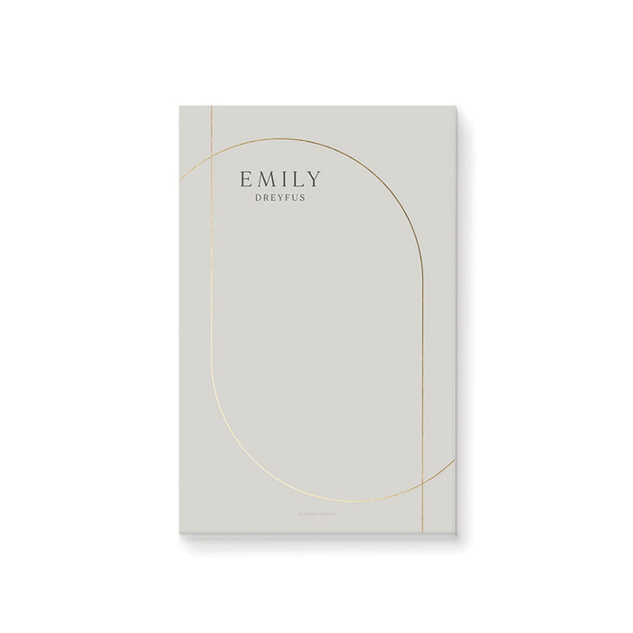 Elegant Gold Arch Wedding Invitation Card in Neutral Tones, Minimalist Chic Wedding Invites