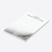 Elegant personalized notepad with black and gold accents for office use, corporate event, or fundraiser-side