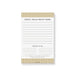 Personalized notepad with a stylish Greek key (meander) pattern, ideal for professional or corporate use.