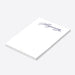 Personalized navy script notepad with custom name – elegant stationery pad for prom favors, gifts, or everyday note-taking.-side