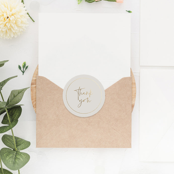 Elegant Gold Arch Wedding Invitation Card in Neutral Tones, Minimalist Chic Wedding Invites