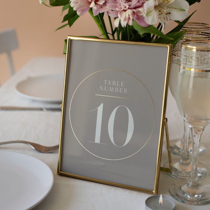 Elegant Modern Monogram Wedding Invitation