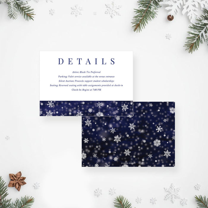 Winter Wonderland Gala Invitation Corporate Holiday Party Design