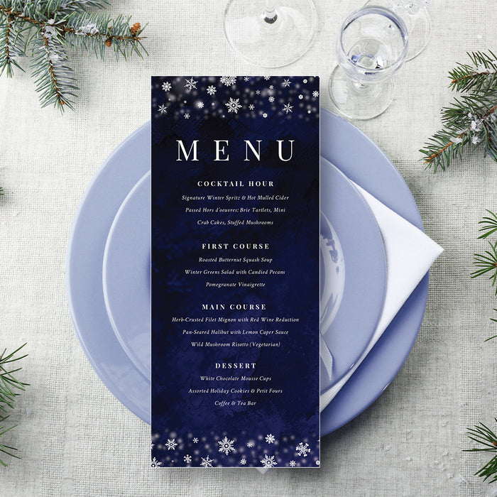 Winter Wonderland Gala Invitation Corporate Holiday Party Design