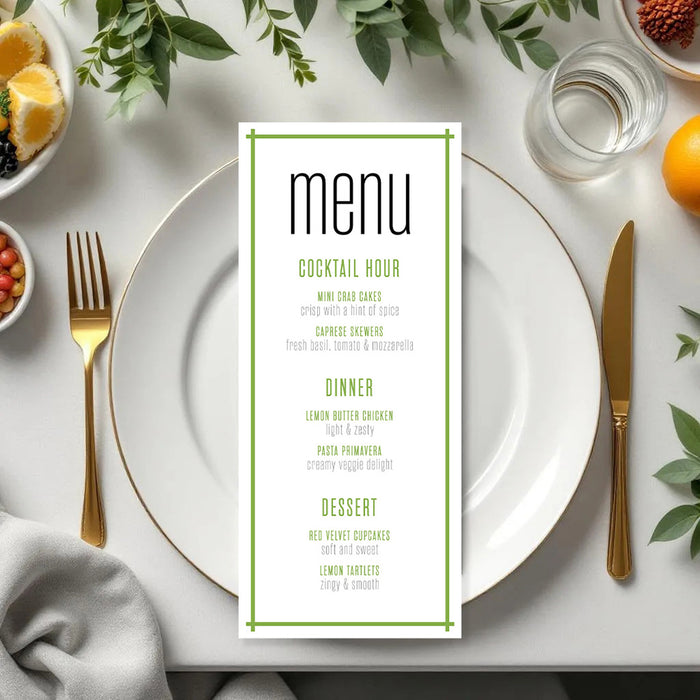 Green Engagement Party Invitation Modern Minimalist Couple Invite