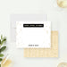 Personalized note card with playful bubbly accents and “POP, FIZZ, CLINK!” text, custom name, perfect for champagne celebrations.-front-back