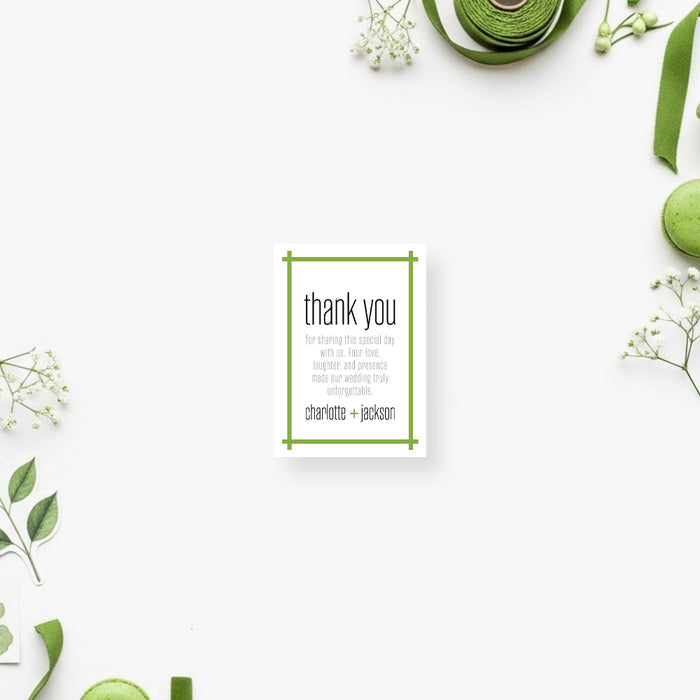 Green Engagement Party Invitation Modern Minimalist Couple Invite