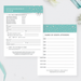 a sponsorship form with various fields for guest names and payment information.