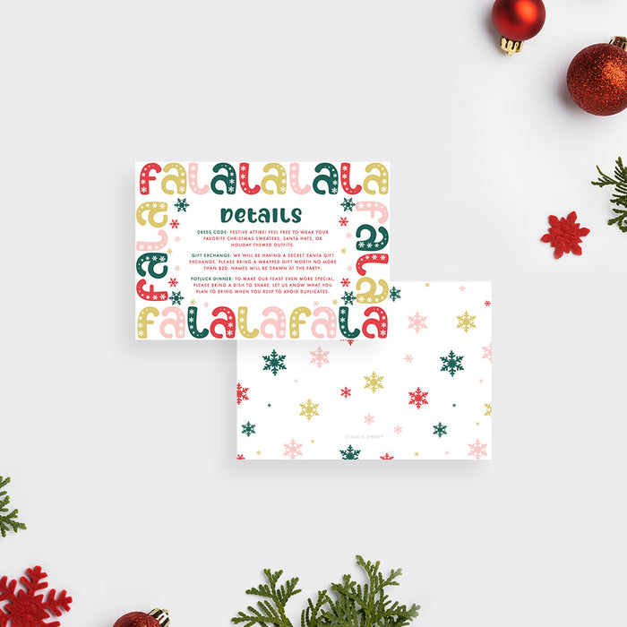 dress code for christmas party invitation Free Christmas Party Invitation Template