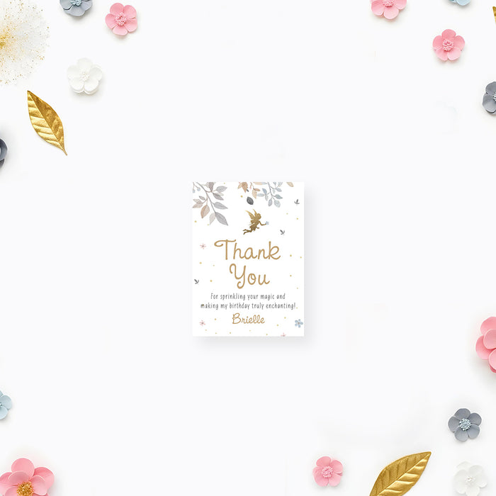 Fairy Birthday Invitation Girl Floral Fairy Party Invite