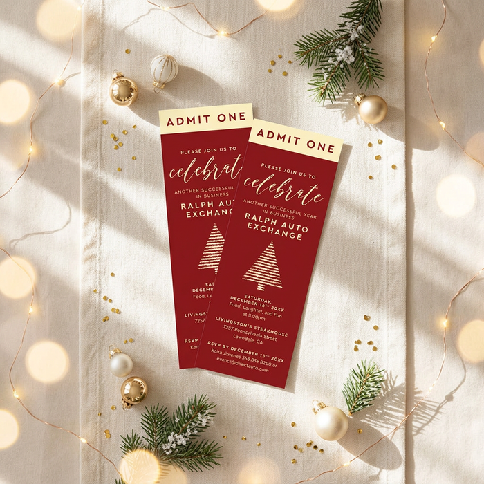 Festive table scene