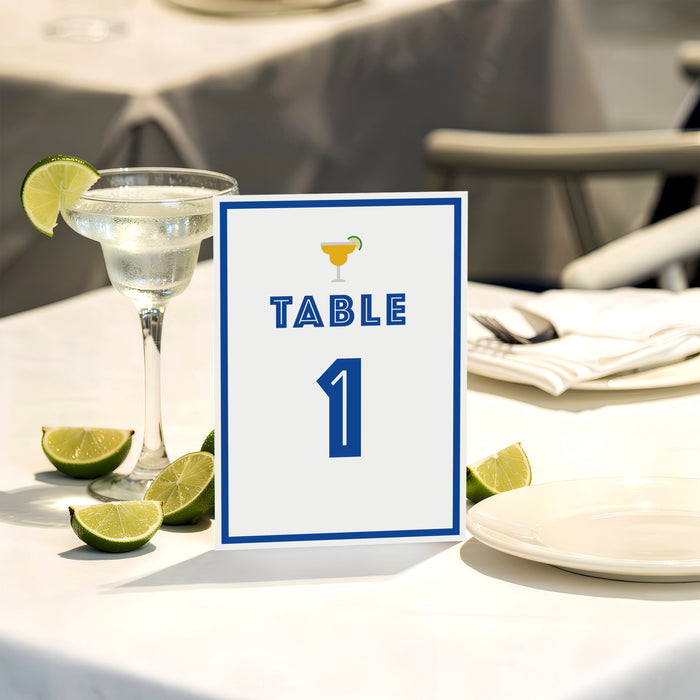 Personalized Fiesta Birthday Party Invitation with Margarita