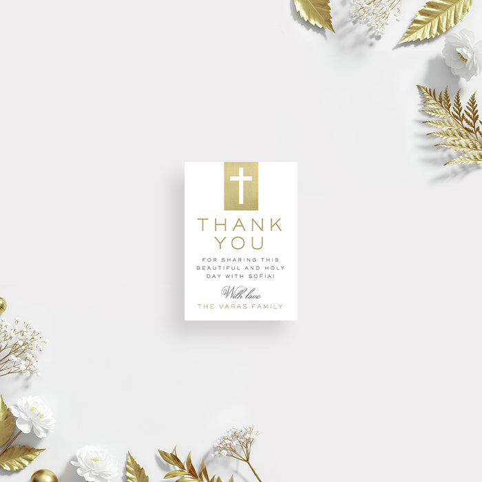 First Holy Communion Invitation Cross Design