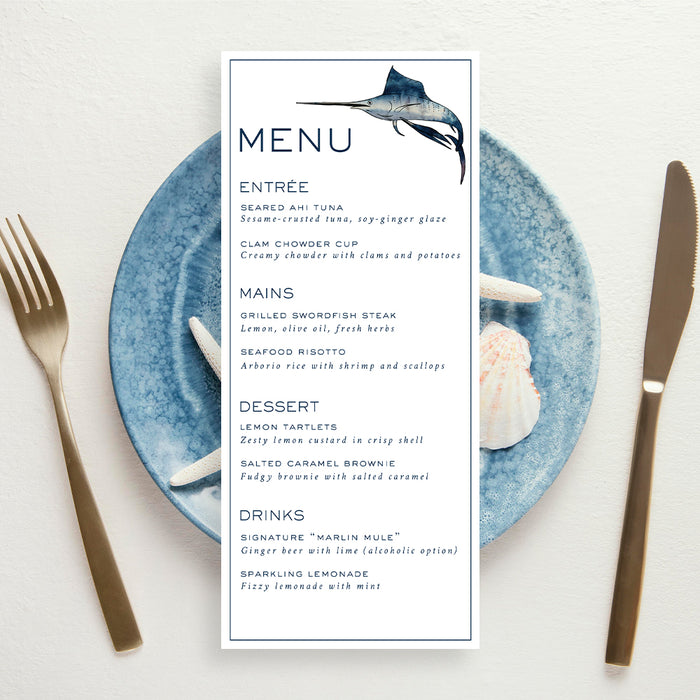 Fishing Birthday Invitation For Men Nautical Party