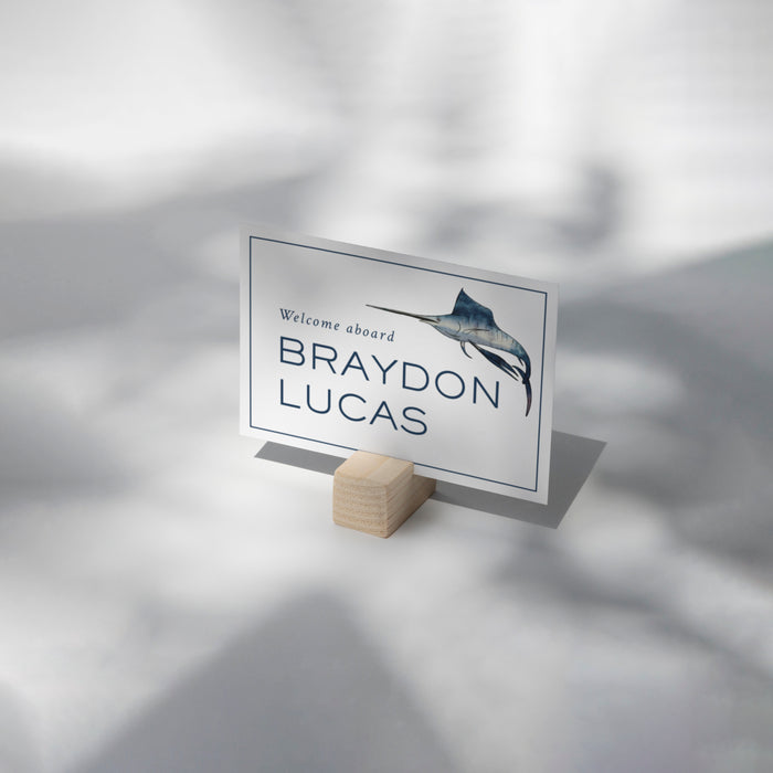 Fishing Birthday Invitation For Men Nautical Party