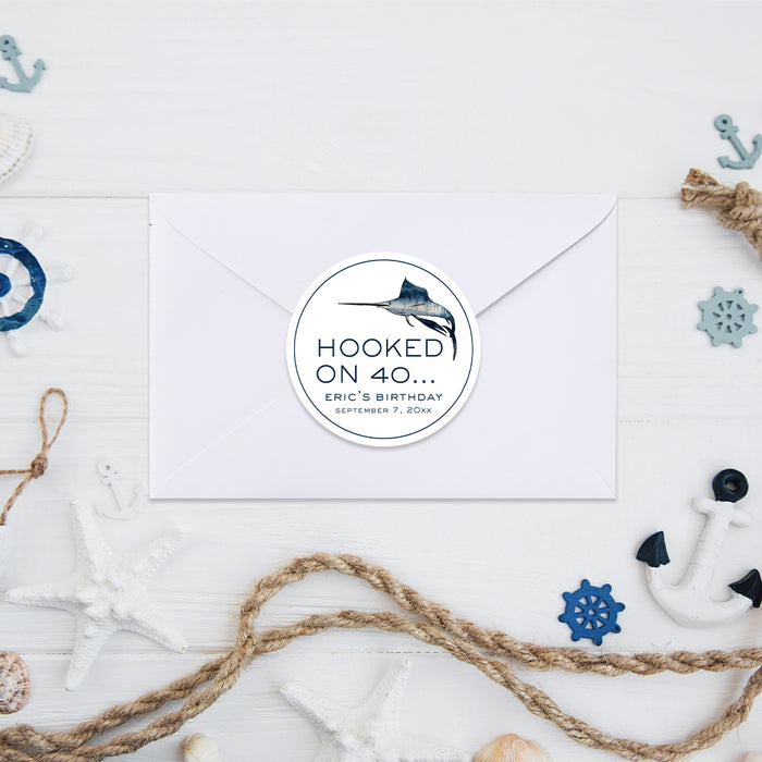 Fishing Birthday Invitation For Men Nautical Party