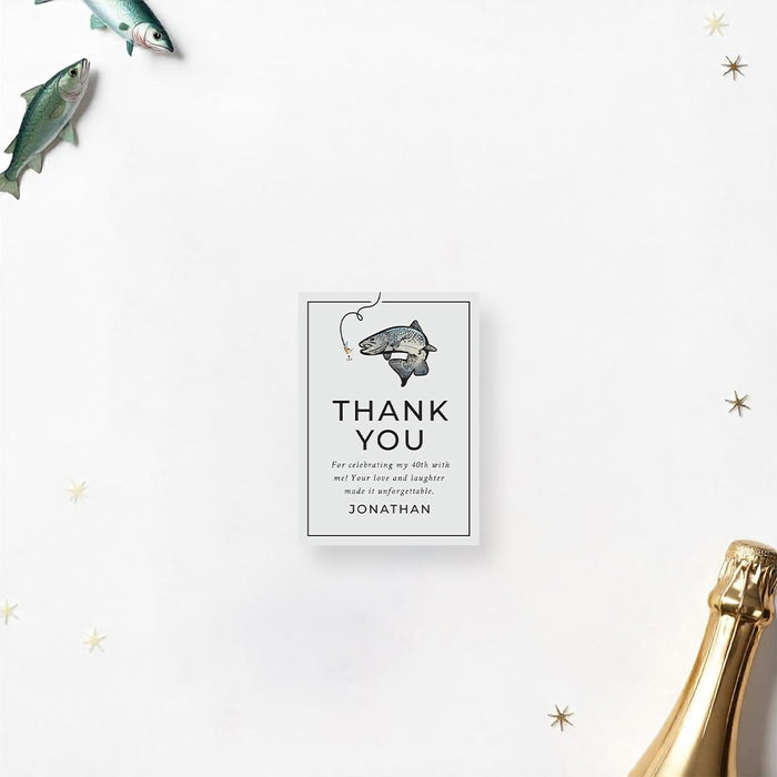 Fishing Themed Birthday Invitation for Men