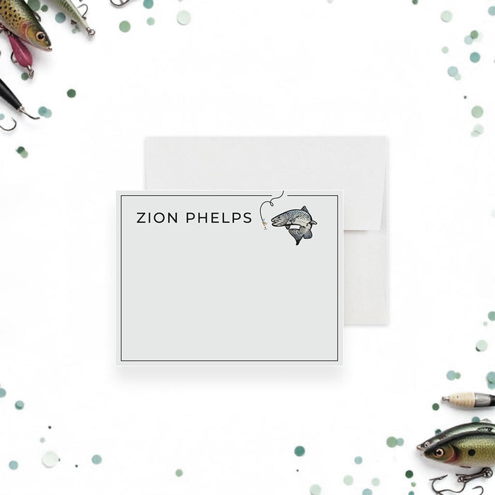 Fishing Themed Birthday Invitation for Men