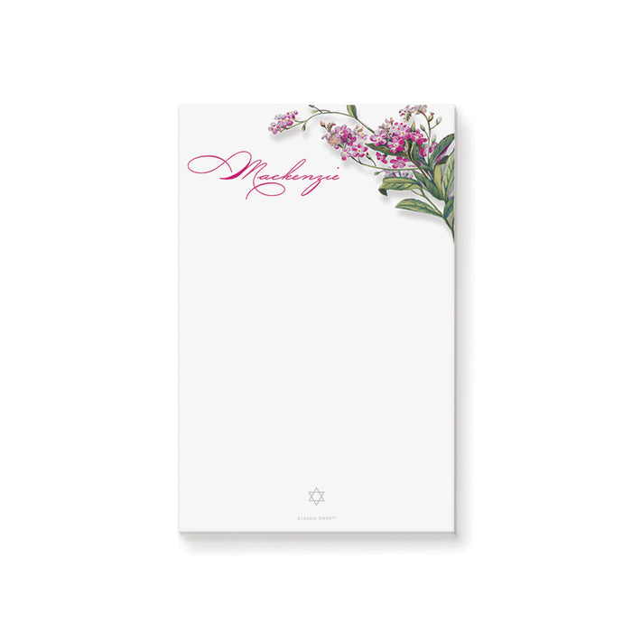Floral Bat Mitzvah Invitation Elegant Botanical Jewish Party Card