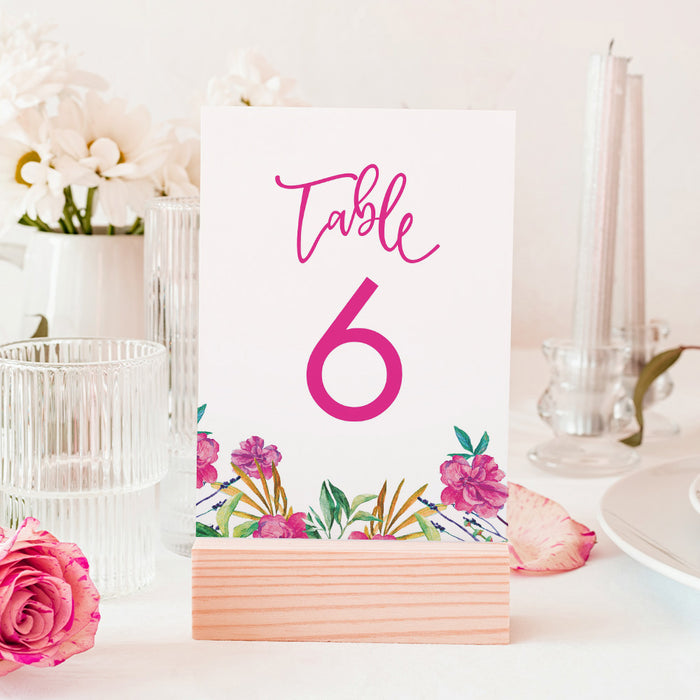 Floral Bat Mitzvah Invitation Pink Botanical Jewish Invite