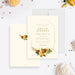 Floral bridal shower invitation featuring a vintage bouquet of flowers with an elegant frame-front-back